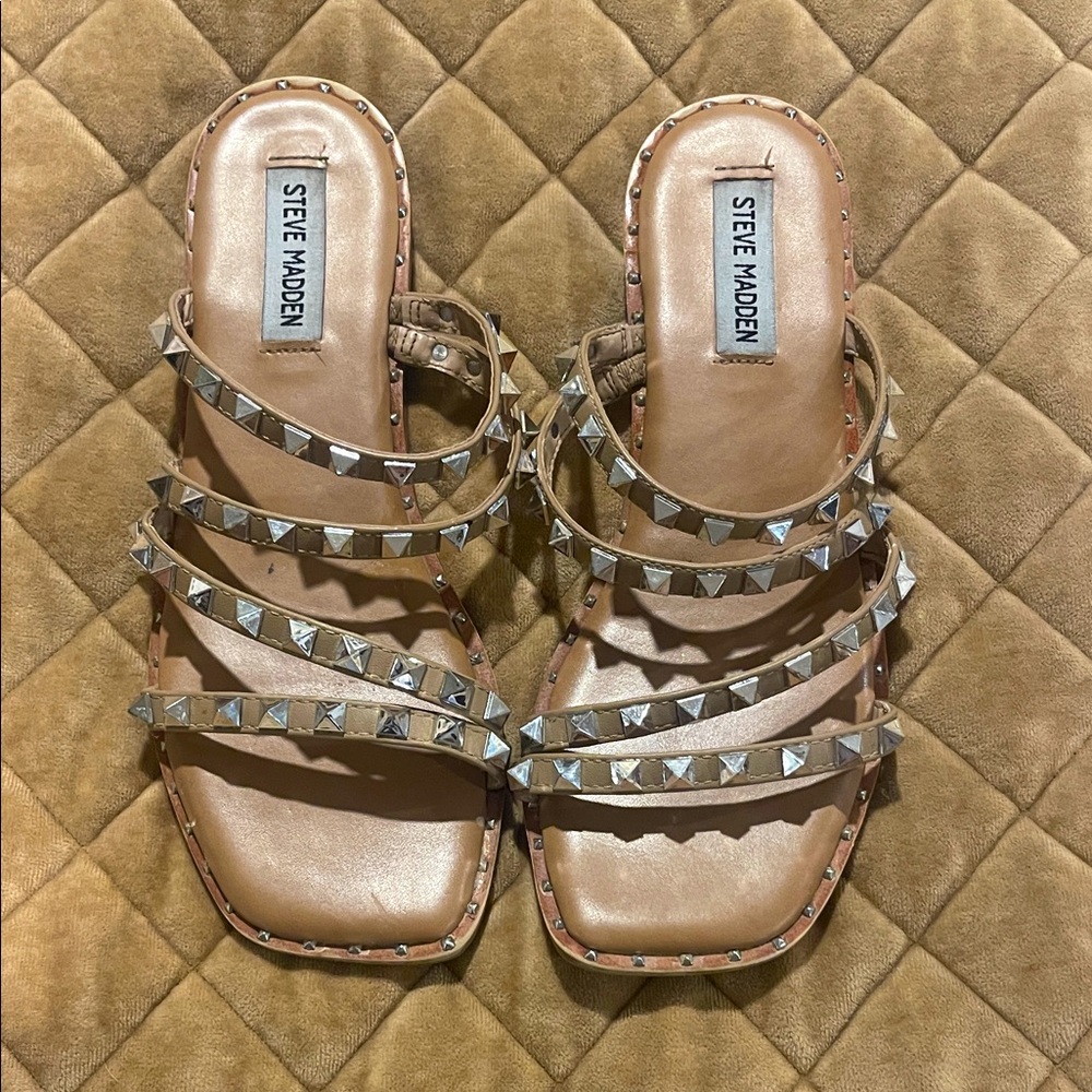 Steve Madden Travel Tan Sandals